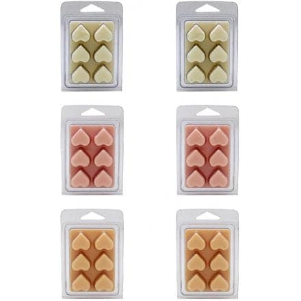 Wax Melts - Hearts - 6 Fragrances