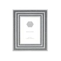 Silver Glitter Edged Picture Frame 4 x 6
