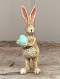Easter Bunny / Rabbit with green spotty egg ..