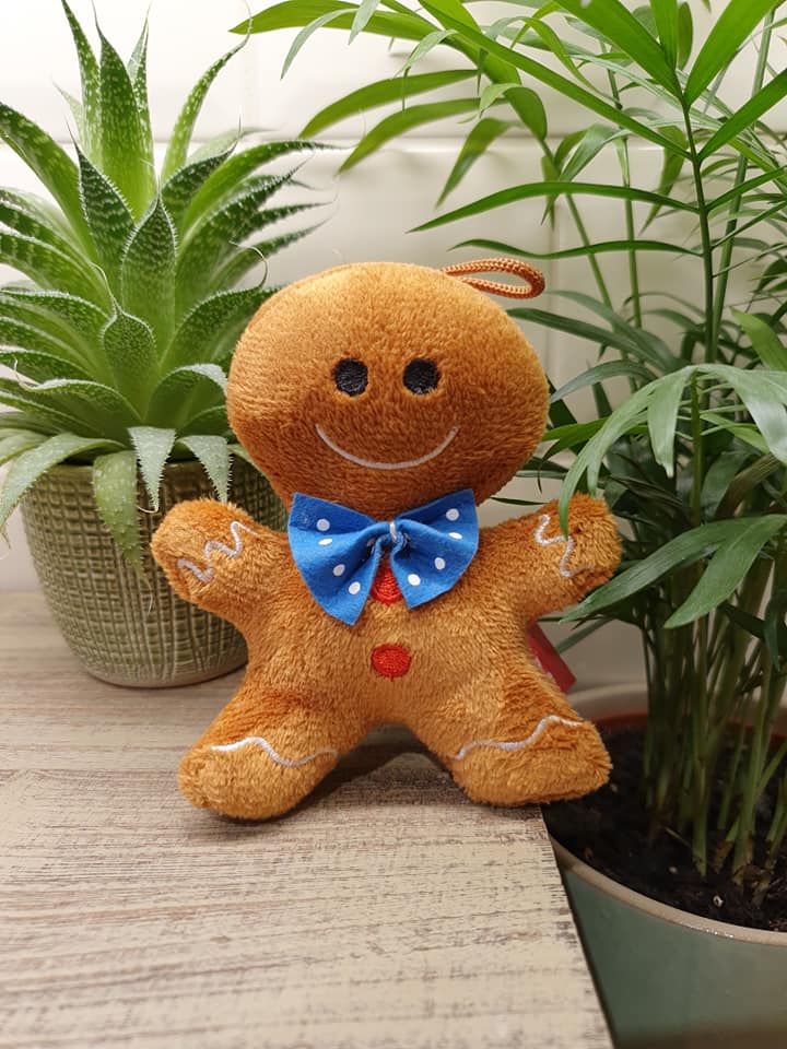 Gingerbread Soft Toy - Blue