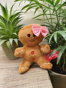 Gingerbread Soft Toy - Pink