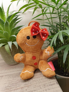 Gingerbread Soft Toy - Red