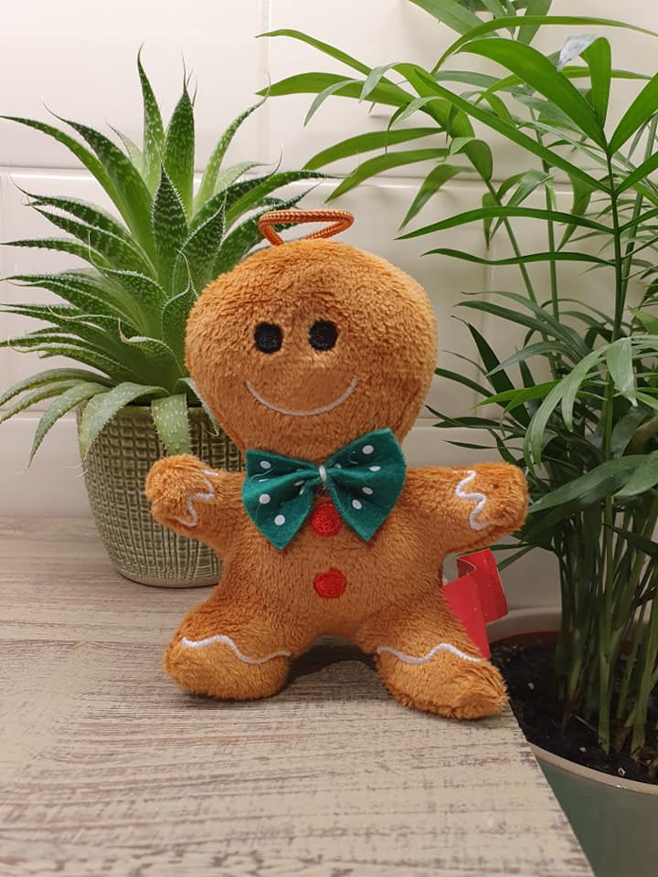 Gingerbread Soft Toy - Green