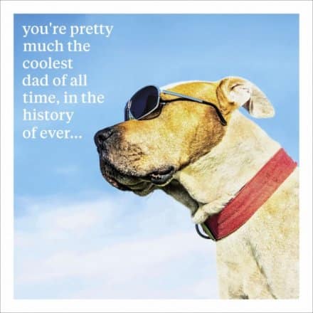 You're Pretty Much The Coolest Dad Birthday Card / Father's Day