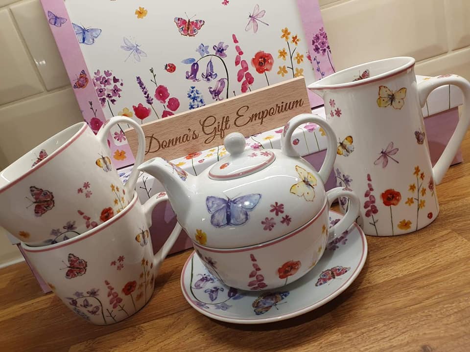 Butterfly Garden - Tea For One Teapot