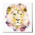 Floral Lion Card - Blank