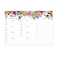 Weekly Meal Planner - Floral Bee
