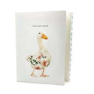 Floral Duck Luxury Notebook A5