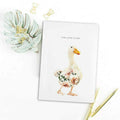 Floral Duck Luxury Notebook A5