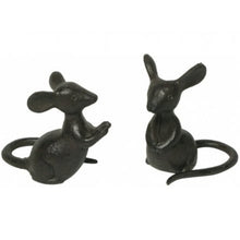 Load image into Gallery viewer, Cute Rustic Cast Iron Mice
