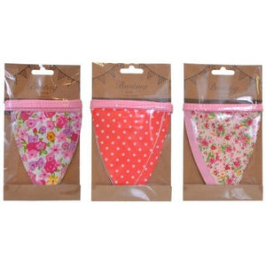 Pink & Red Party Bunting Flags