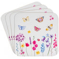 Butterfly Garden Coasters - Set of 4