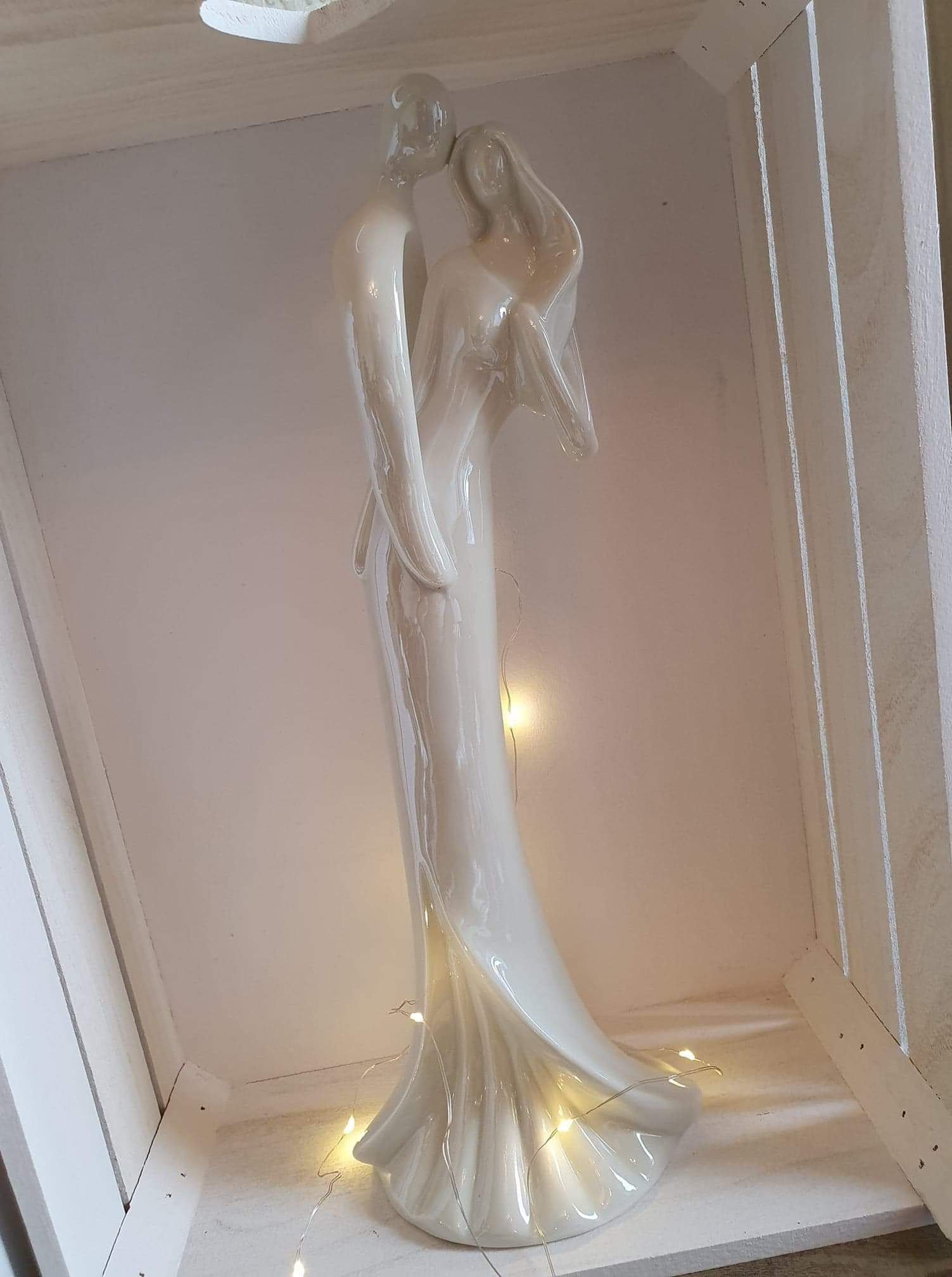 2nd - Pearlescent Loving Couple Figurine