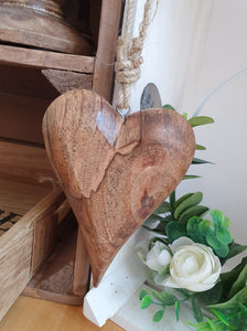 Chunky Wooden Heart