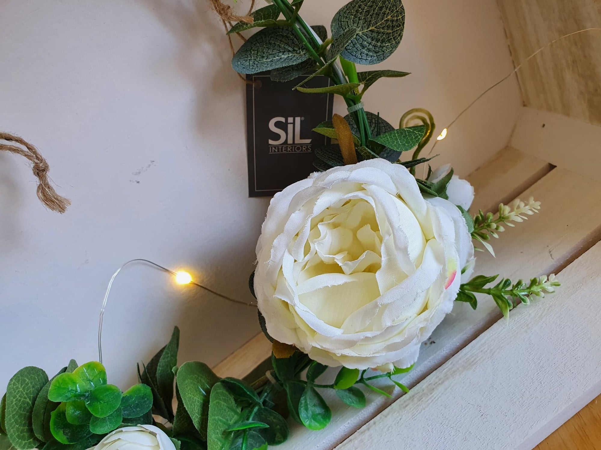 Eucalyptus & Flowers Hoop