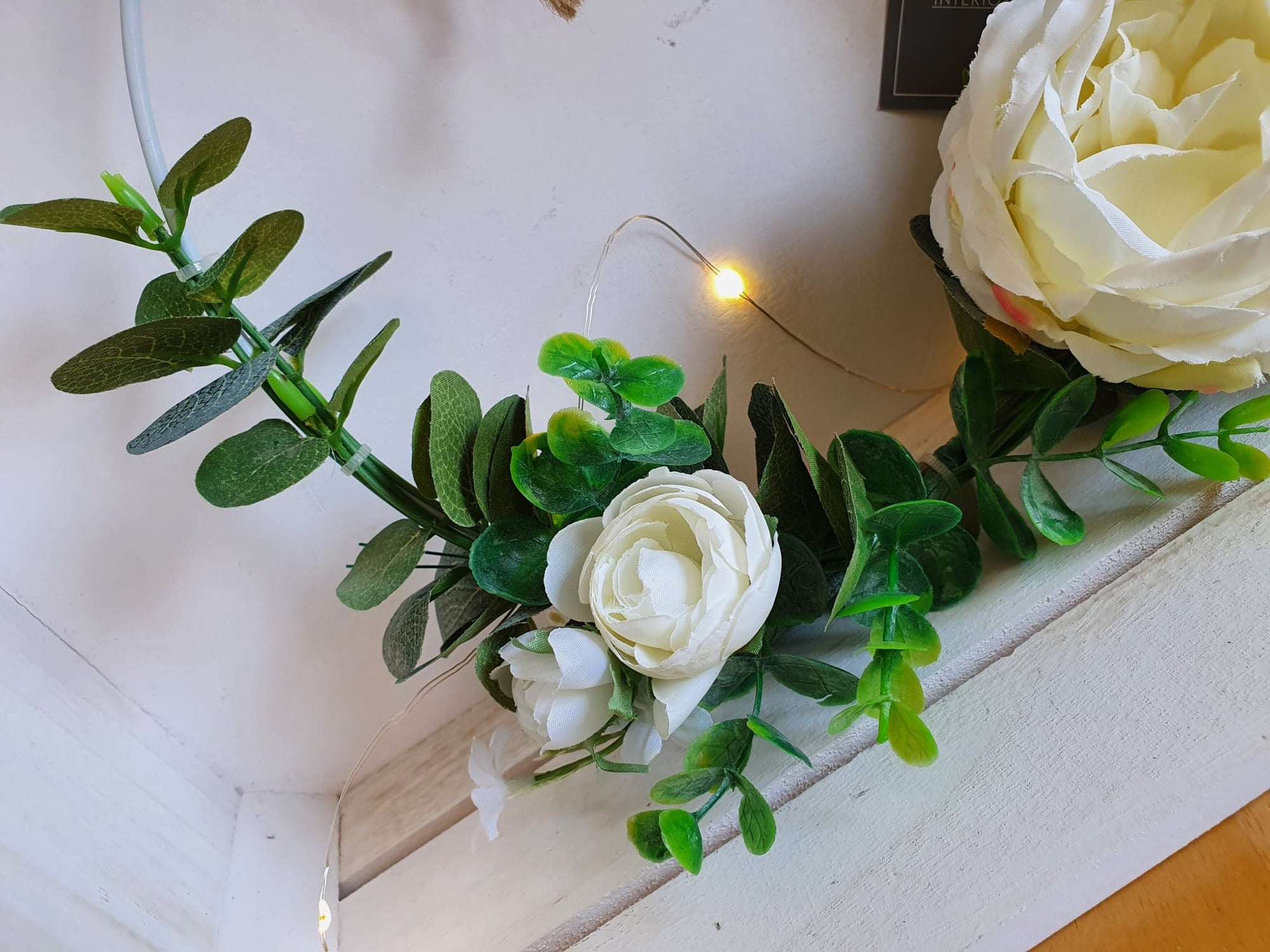 Eucalyptus & Flowers Hoop