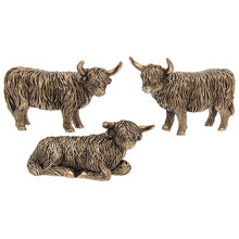 Load image into Gallery viewer, Bronze Highland Cow - Mini
