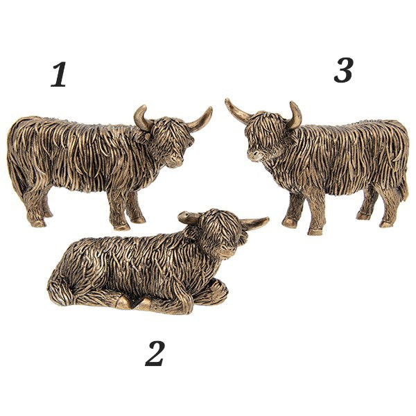 Bronze Highland Cow - Mini