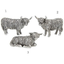 Load image into Gallery viewer, Silver Highland Cow - Mini
