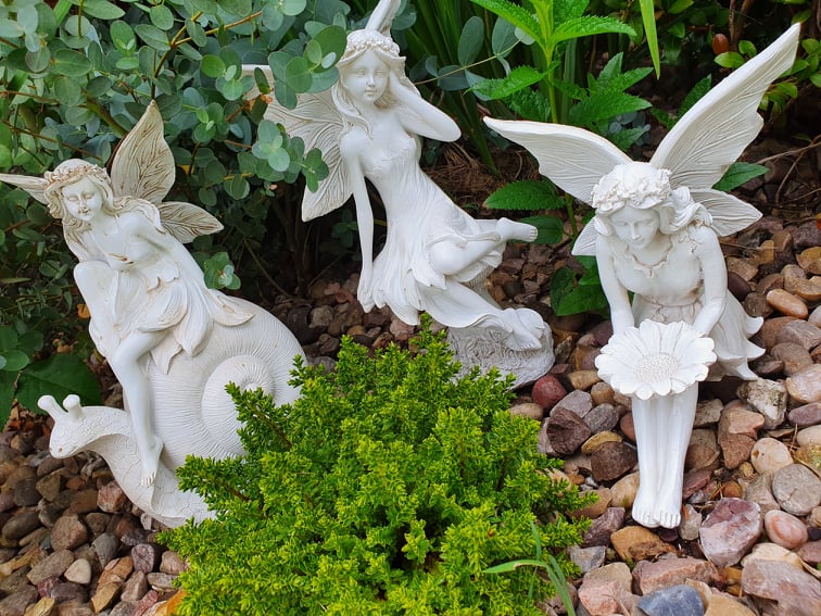 Magical Garden Fairy With Snail
