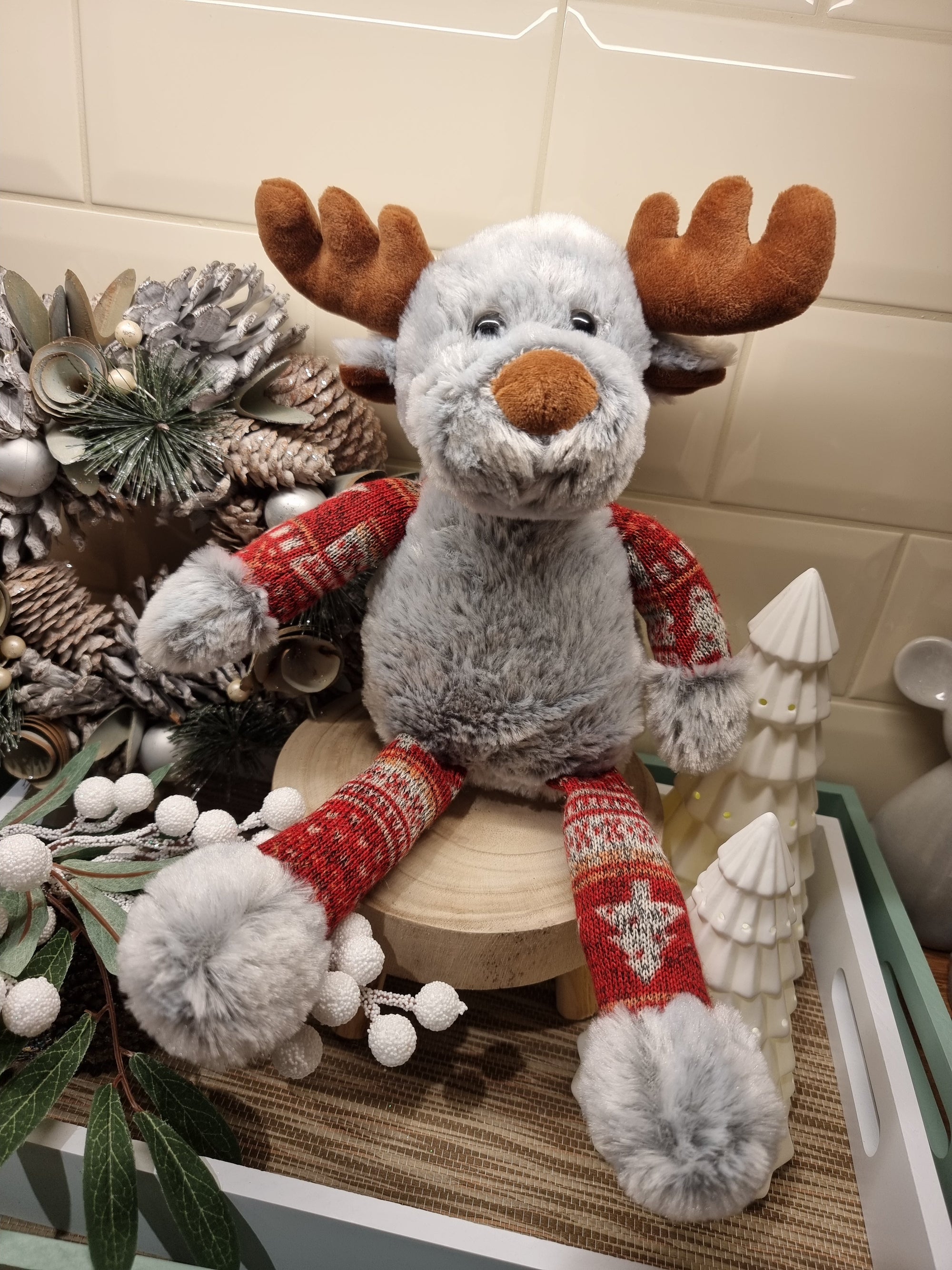 Reindeer Plush Soft Cuddle Toy