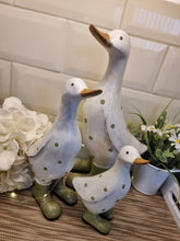 Load image into Gallery viewer, Garden Duck - Polka Dot Green - Large
