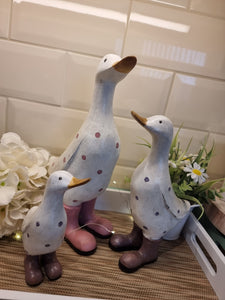 Garden Duck - Polka Dot Lilac - Medium