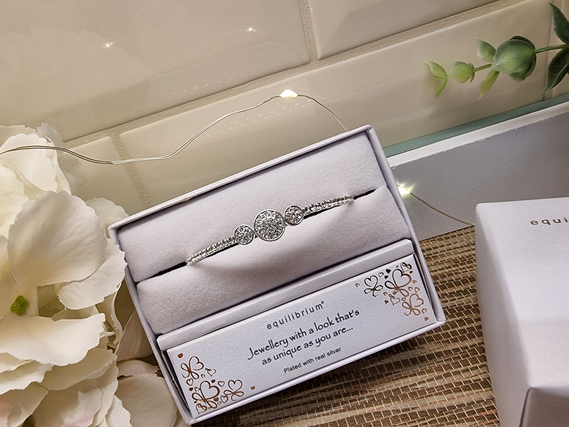 Circles - Silver Plated Bangle