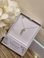 Feather - Silver Plated Necklace