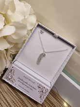 Load image into Gallery viewer, Feather - Silver Plated Necklace
