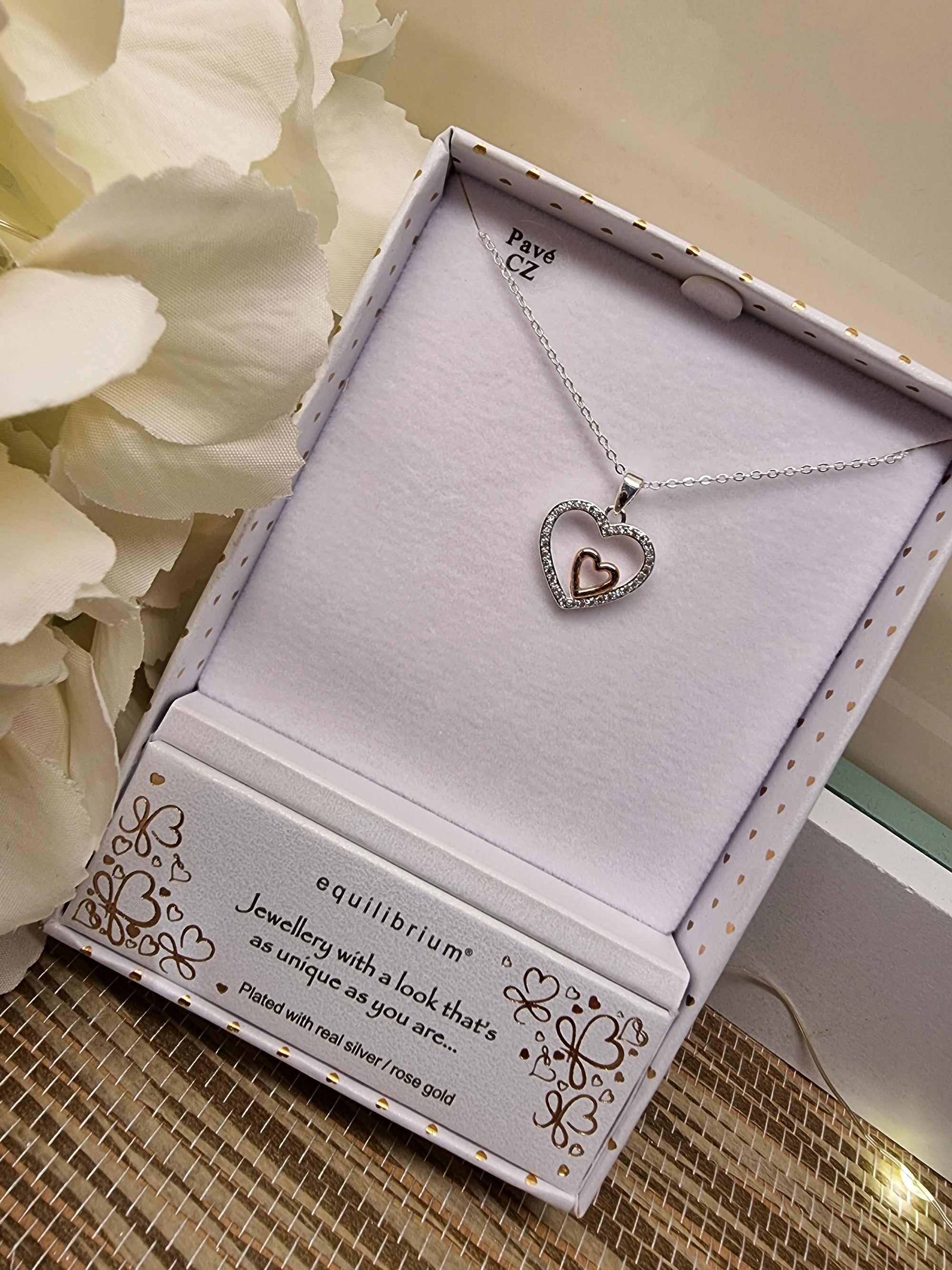Hearts - Two Tone Necklace