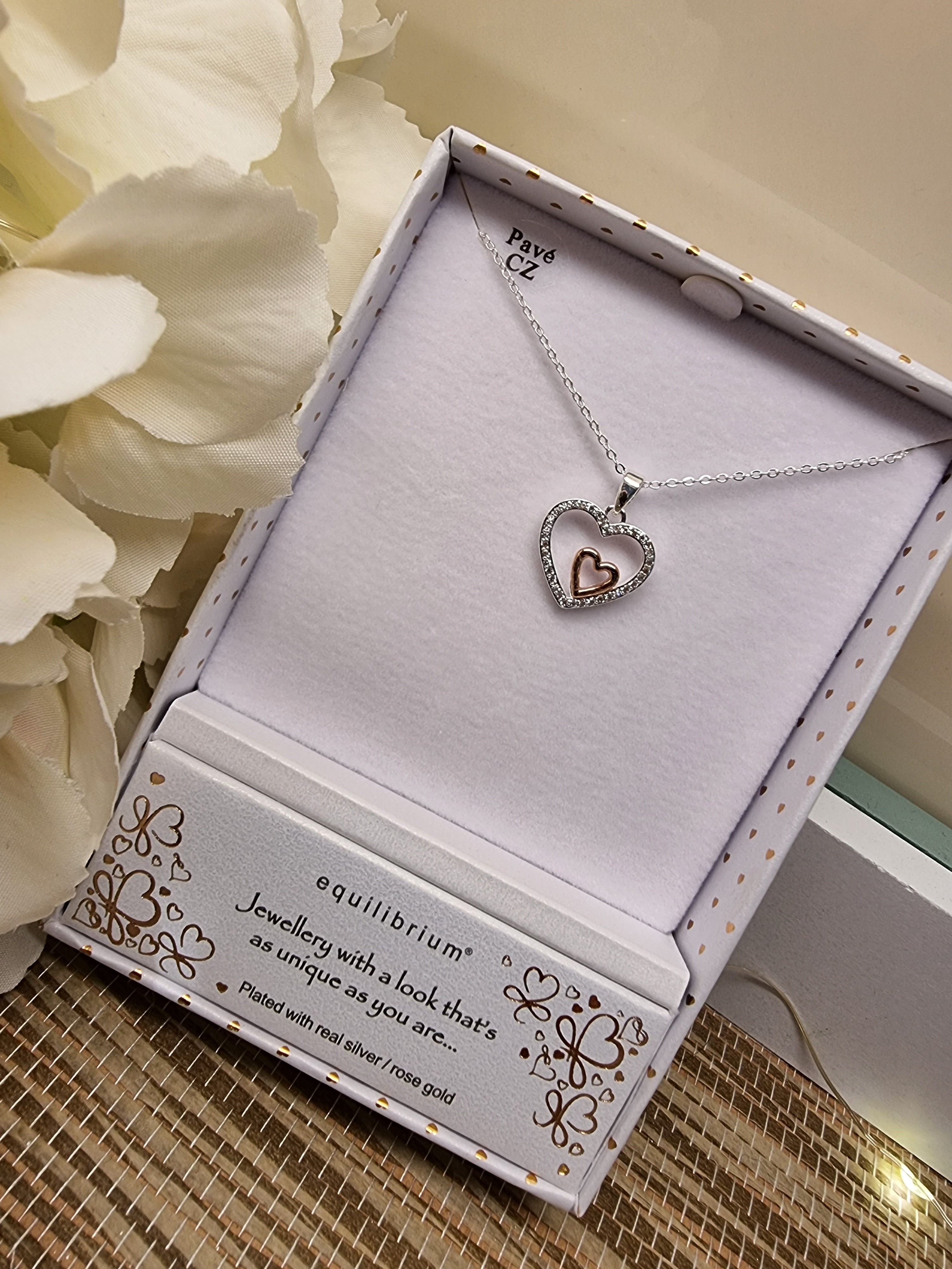 Hearts - Two Tone Necklace