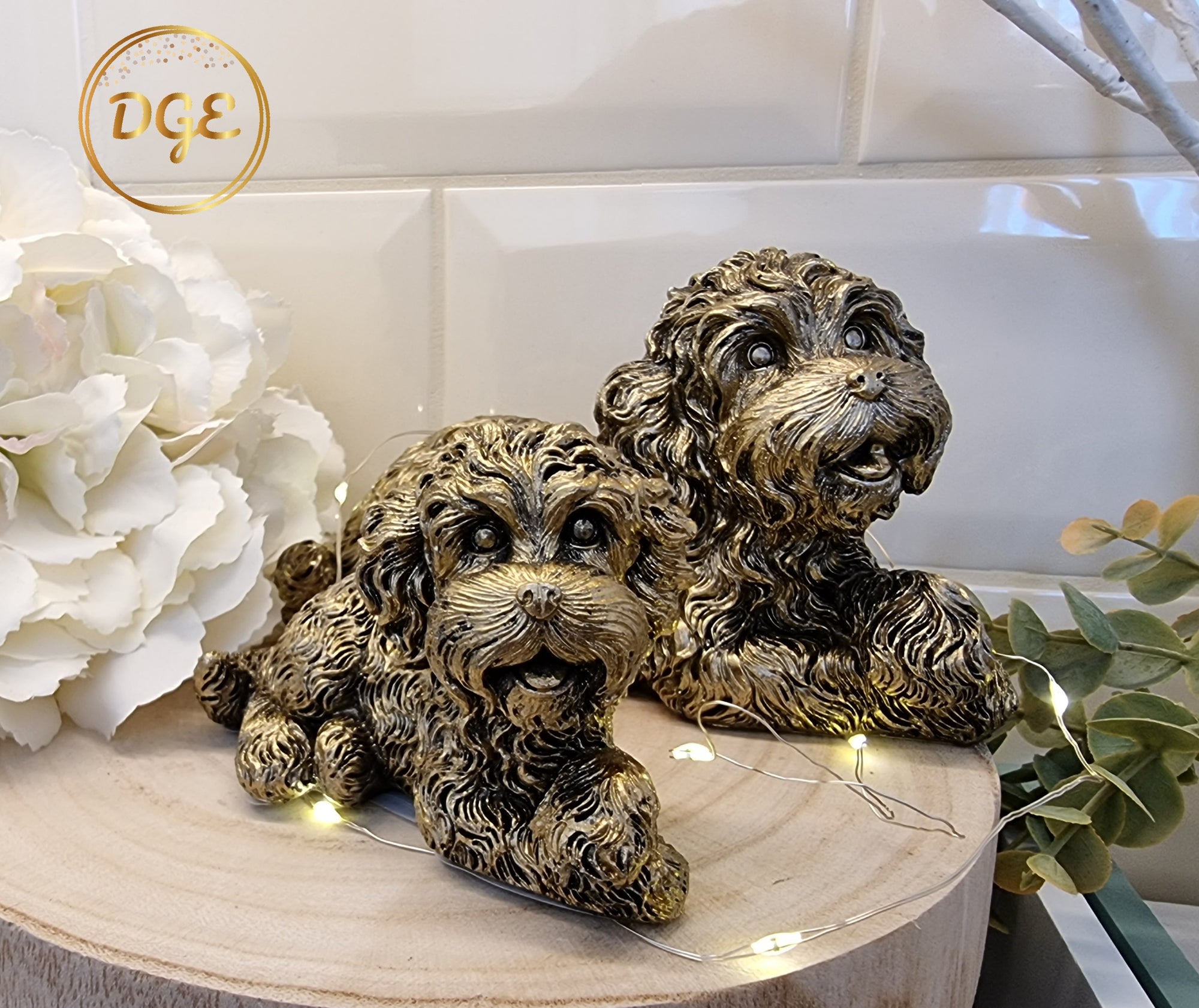 Bronze Cockapoo Lying - Small