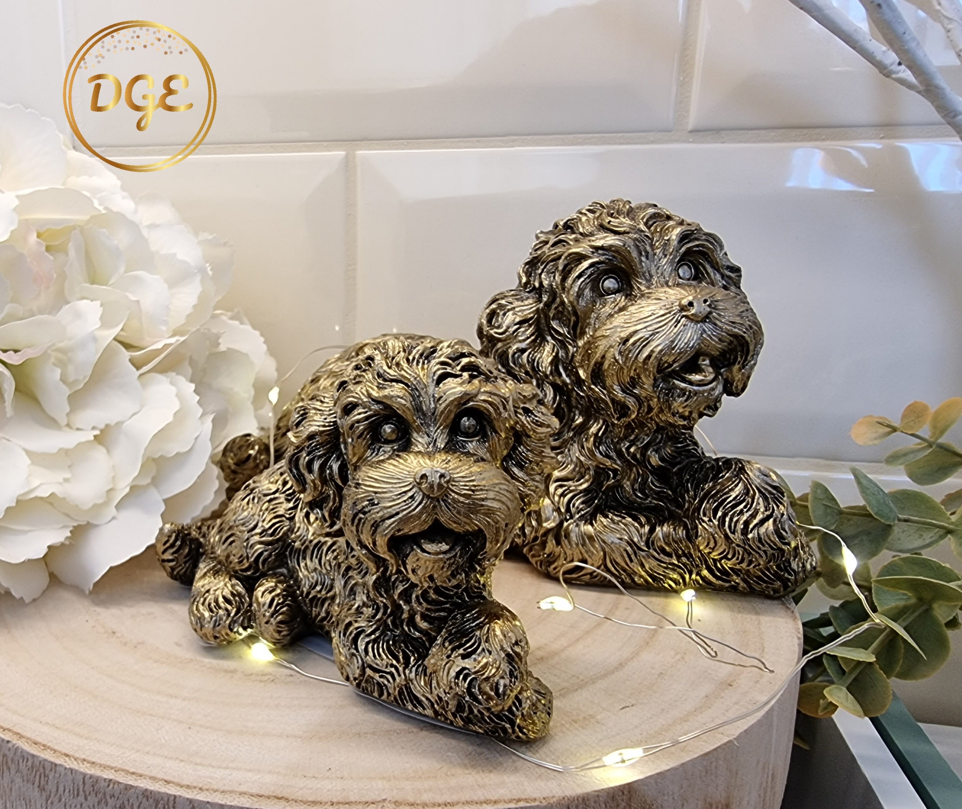Bronze Cockapoo Lying - Small