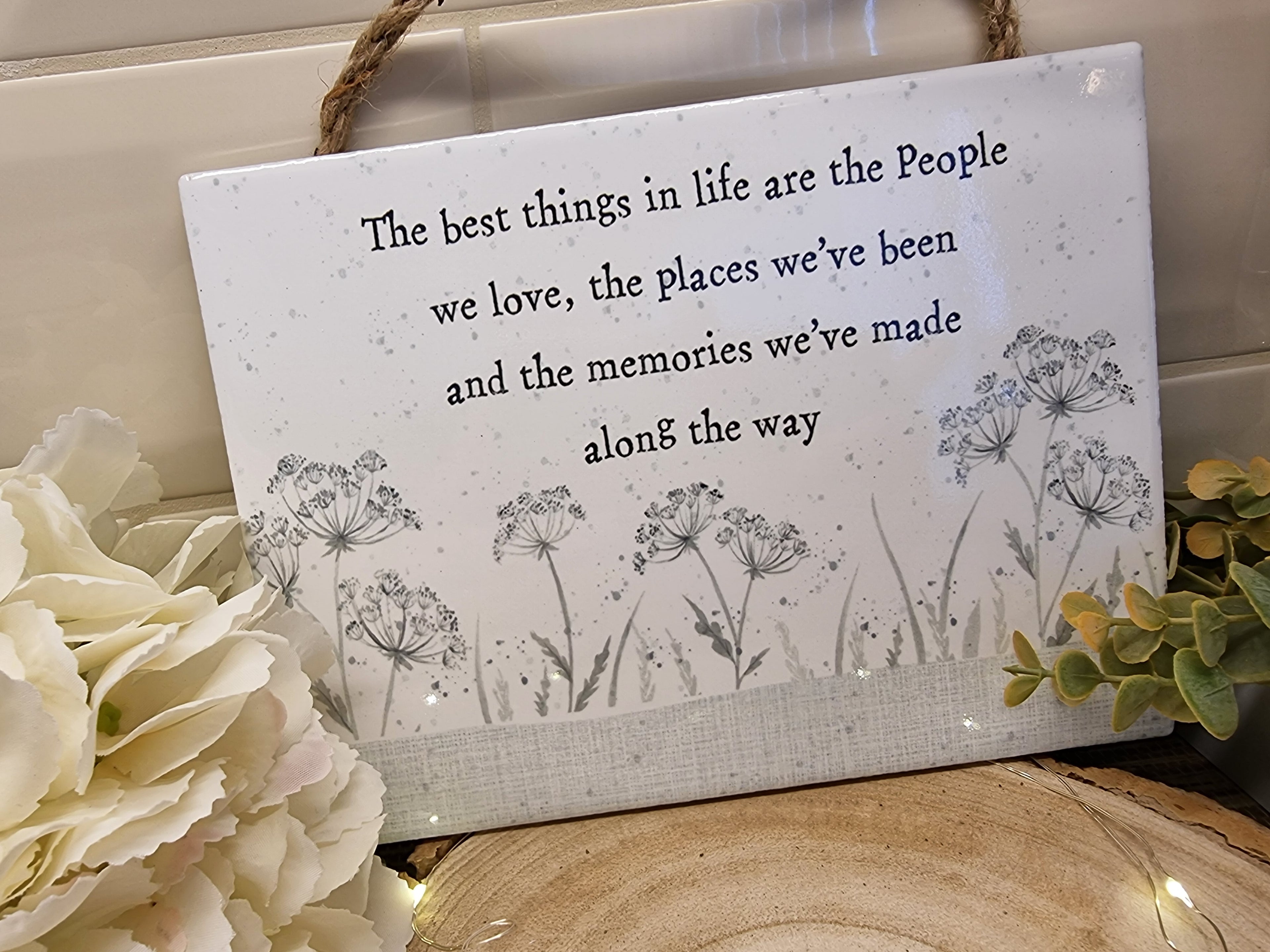 Sentiments Ceramic Hanger