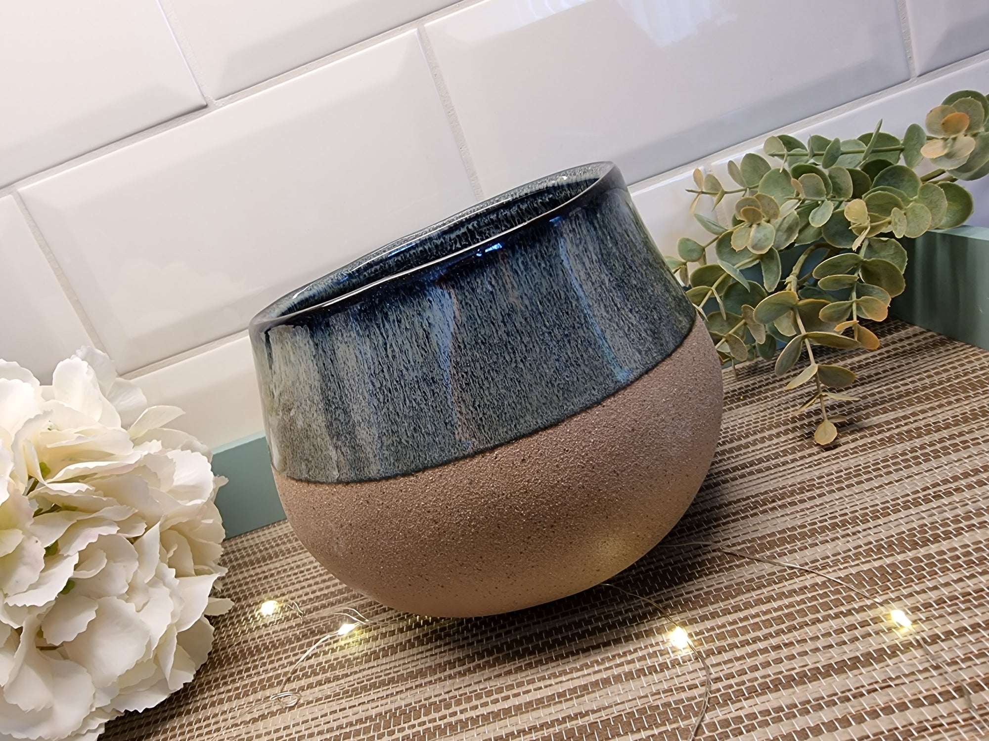 Blue/Green Plant Pot