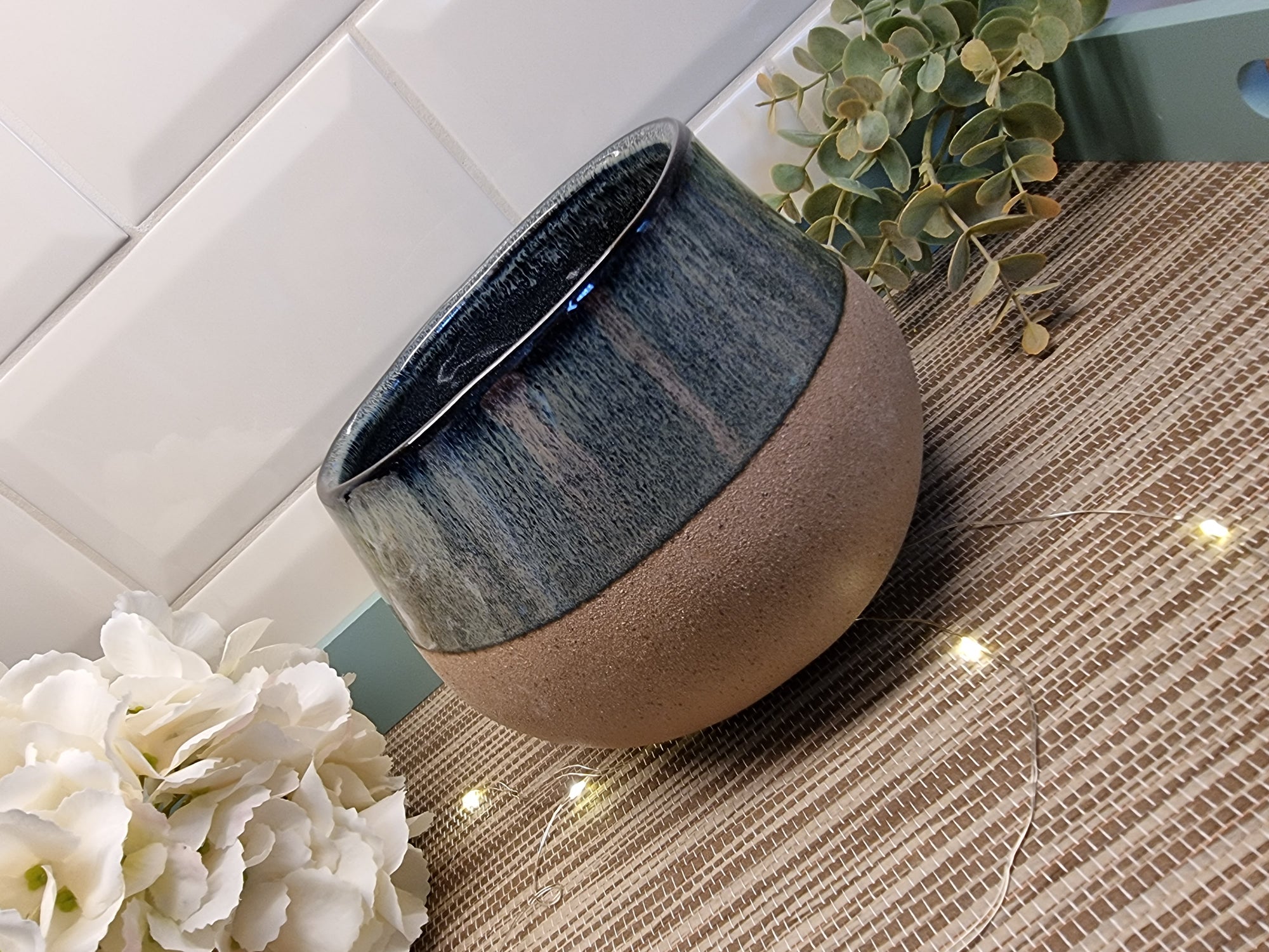 Blue/Green Plant Pot