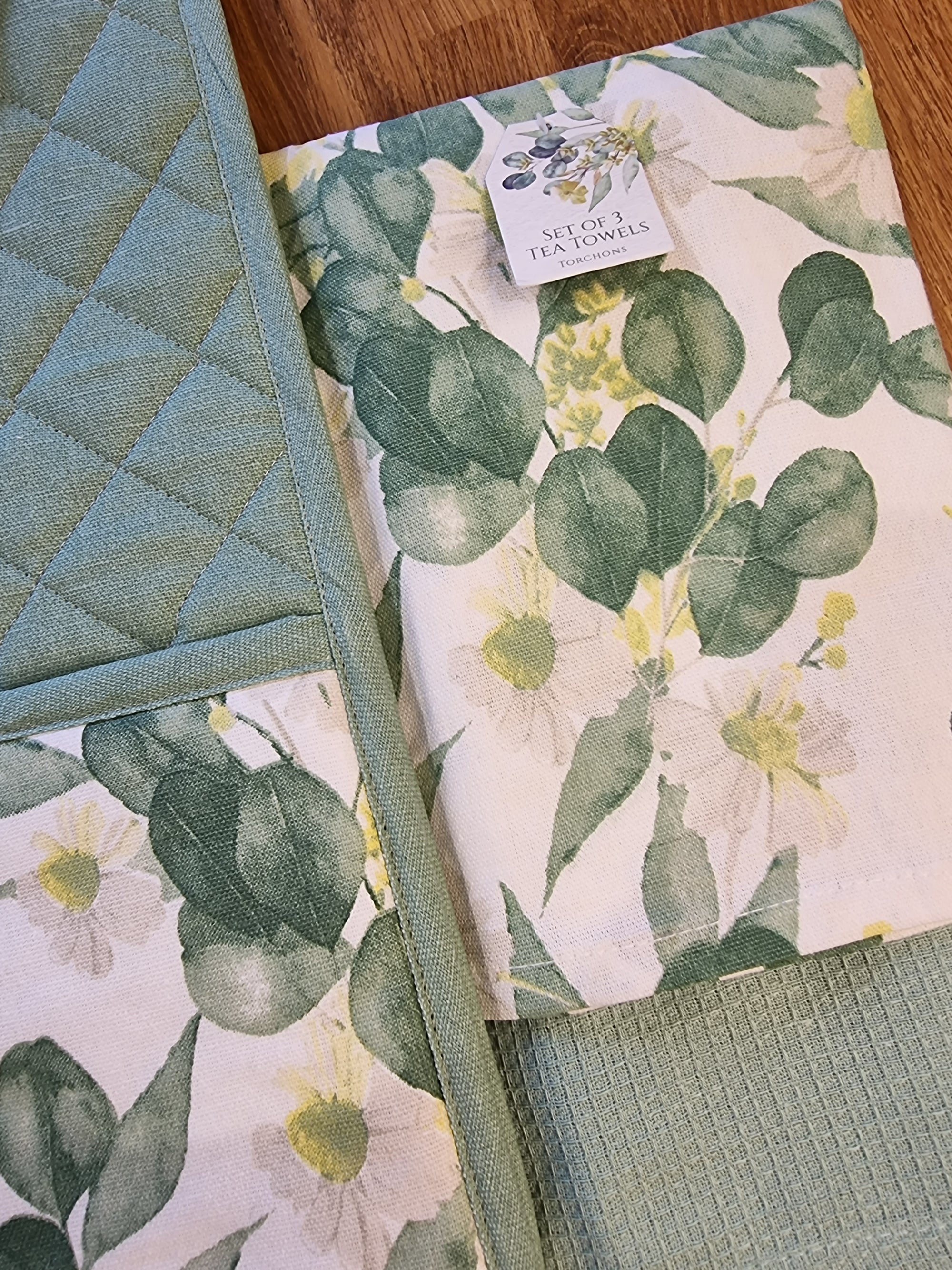 Serenity Set of 3 Tea Towels
