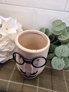 2nd George Ceramic Face Planter - Small
