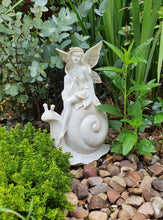 Load image into Gallery viewer, Magical Garden Fairy With Snail
