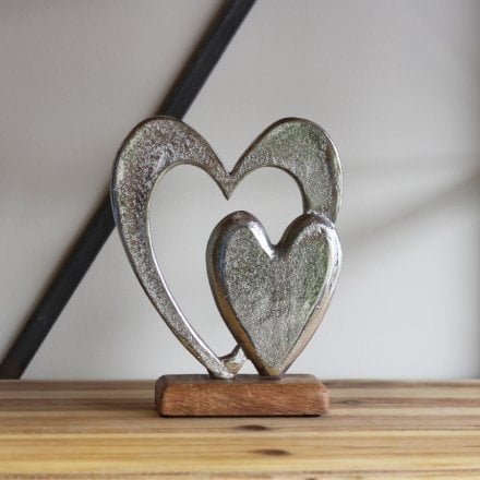 Tall Double Heart - Large