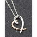 Hearts - Two Tone Necklace