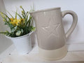 Cream & Grey Star Embossed Jug