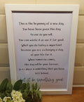 Let It Be Something Good - Framed Print