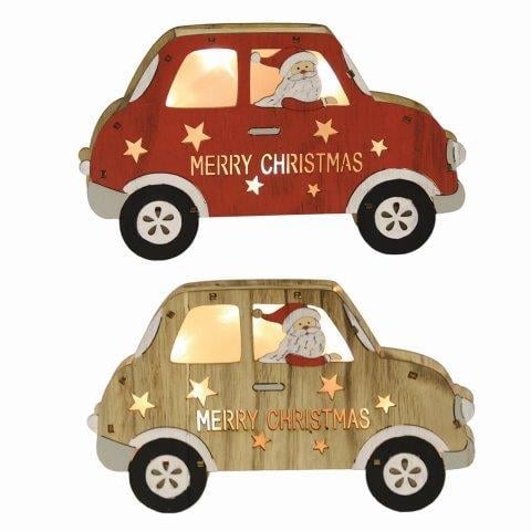 LED Santa Cars