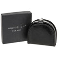 Mens Rigid Coin Purse - Black