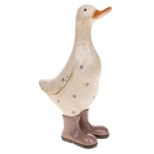 Garden Duck - Polka Dot Lilac - Medium