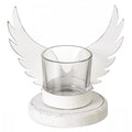 Rustic White Angel Wings T-light Holder