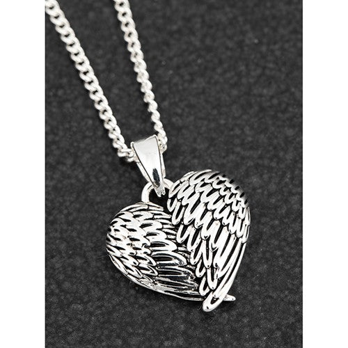 Angel Wings Silver Plated Necklace