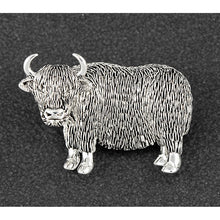 Load image into Gallery viewer, Highland Cow Brooch
